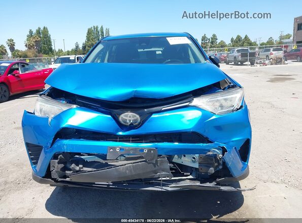 2T3ZFREV3JW440306 2018 TOYOTA RAV4 Blue Instrument cluster view