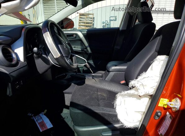 2T3ZFREV4GW290344 2016 TOYOTA RAV4 Orange Front interior view