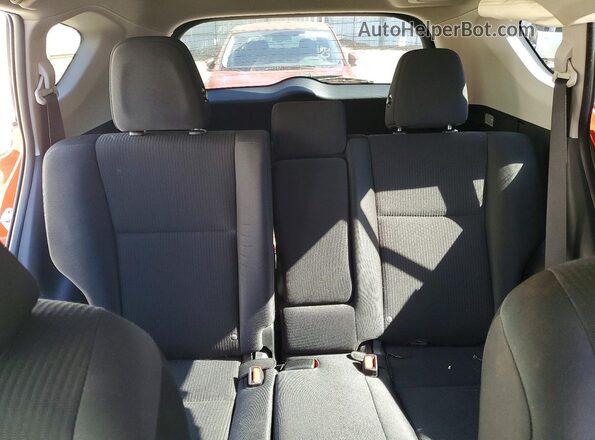 2T3ZFREV4GW290344 2016 TOYOTA RAV4 Orange Rear seats view