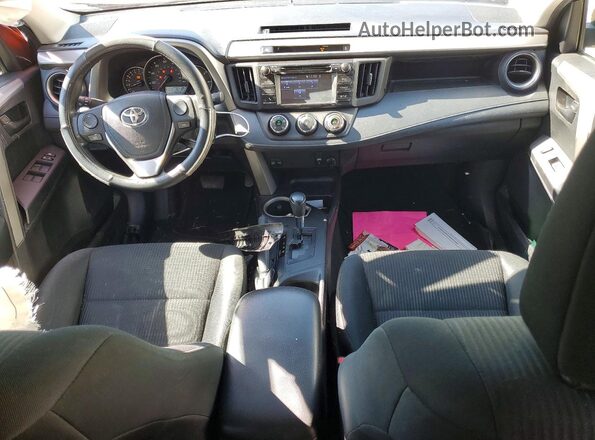 2T3ZFREV4GW290344 2016 TOYOTA RAV4 Orange Dashboard view