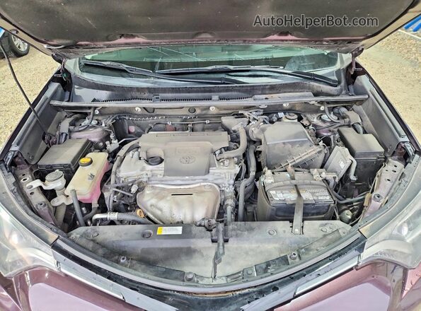 2T3ZFREV4HW343240 2017 TOYOTA RAV4 Purple Շարժիչի բաժամունքի տեսք