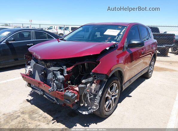 2T3ZFREV4JW448396 2018 TOYOTA RAV4 Red Front left