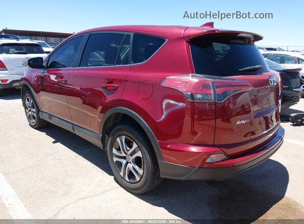 2T3ZFREV4JW448396 2018 TOYOTA RAV4 Red Rear left
