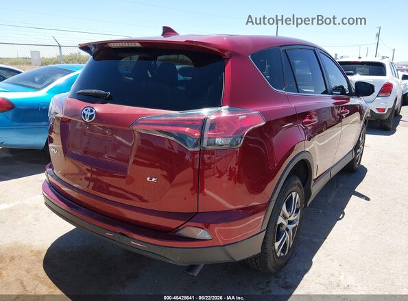 2T3ZFREV4JW448396 2018 TOYOTA RAV4 Red Rear right