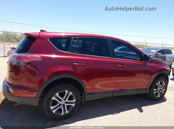 2T3ZFREV4JW448396 2018 TOYOTA RAV4 Red Rear interior view