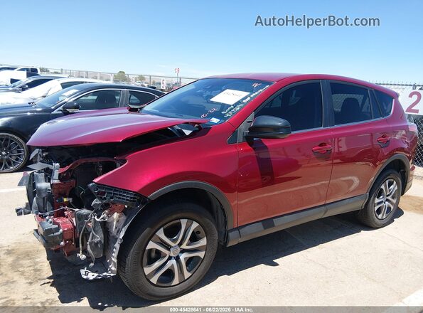 2T3ZFREV4JW448396 2018 TOYOTA RAV4 Red 360 interior view