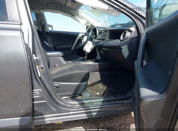 2T3ZFREV4JW459558 2018 TOYOTA RAV4 Gray წინა სალონის ხედი