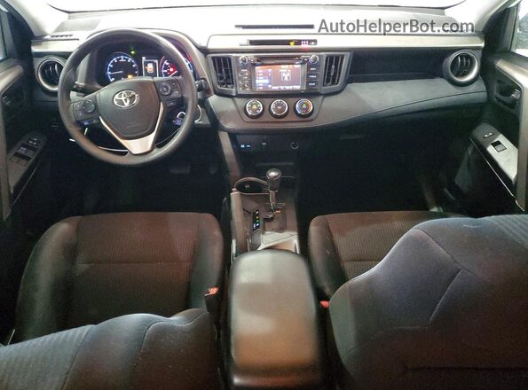 2T3ZFREV4JW489997 2018 TOYOTA RAV White Dashboard view