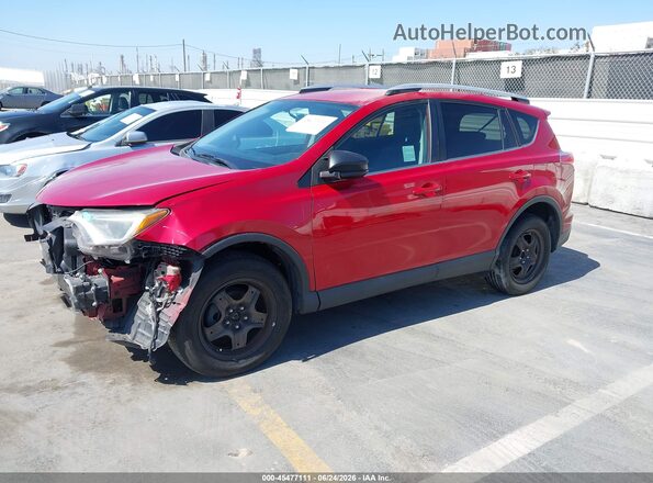 2T3ZFREV5GW287212 2016 TOYOTA RAV4 Red Առջևի ձախ երեք քառորդ տեսարան