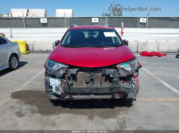 2T3ZFREV5GW287212 2016 TOYOTA RAV4 Red Սալոնի հետևի տեսք