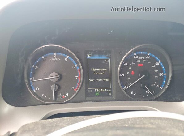 2T3ZFREV5HW358006 2017 TOYOTA RAV4 Blue Widok zestawu wskaźników
