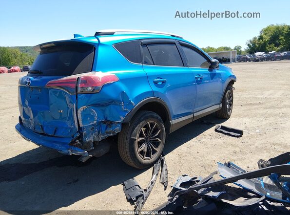 2T3ZFREV6GW272542 2016 TOYOTA RAV4 Blue Задня права чверть