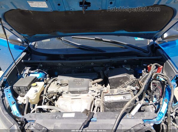 2T3ZFREV6GW272542 2016 TOYOTA RAV4 Blue Вид ззаду