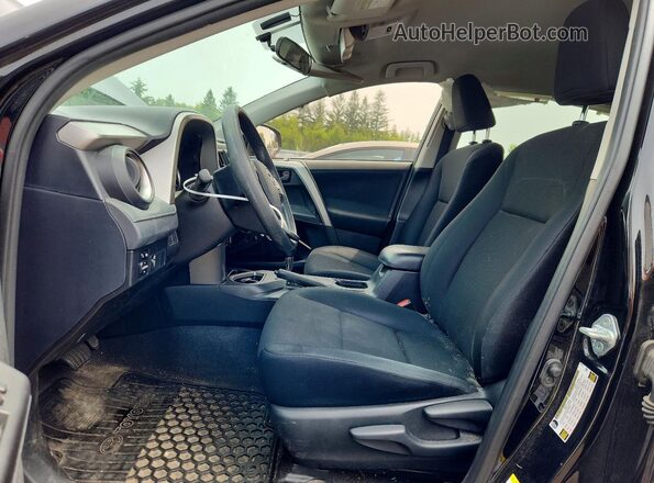 2T3ZFREV6GW310173 2016 TOYOTA RAV4 Black Front interior view