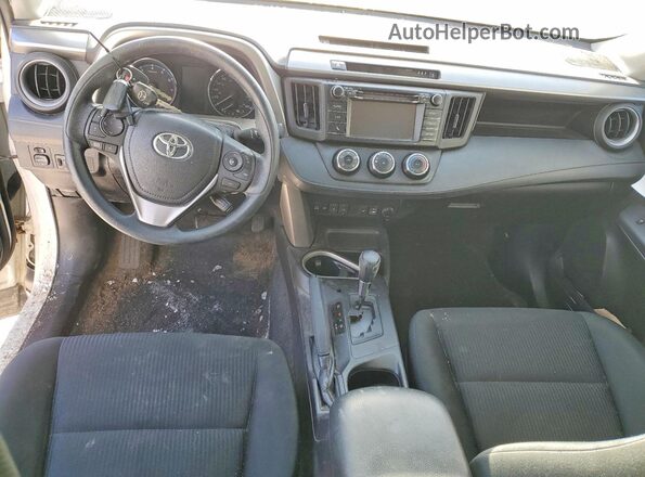 2T3ZFREV6HW397610 2017 TOYOTA RAV4 Белый Вид панели приборов
