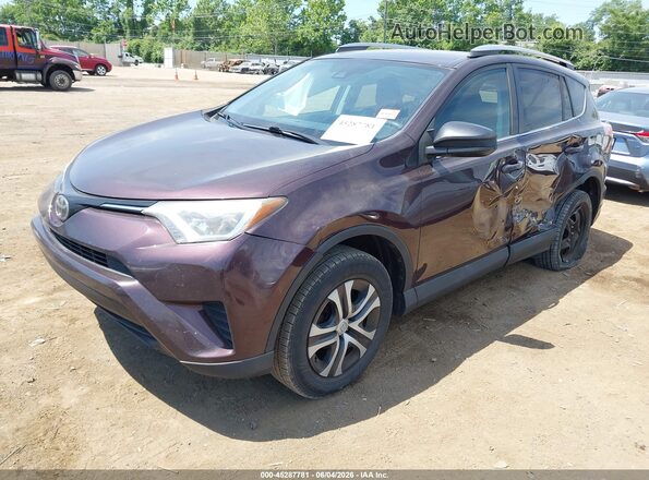 2T3ZFREV7HW356614 2017 TOYOTA RAV4 Purple Առջևի ձախ երեք քառորդ տեսարան