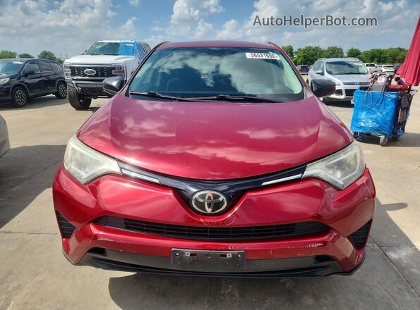 2T3ZFREV7JW446254 2018 TOYOTA RAV4 Red Դիմացի տեսք