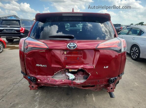 2T3ZFREV7JW446254 2018 TOYOTA RAV4 Red Հետևի տեսք