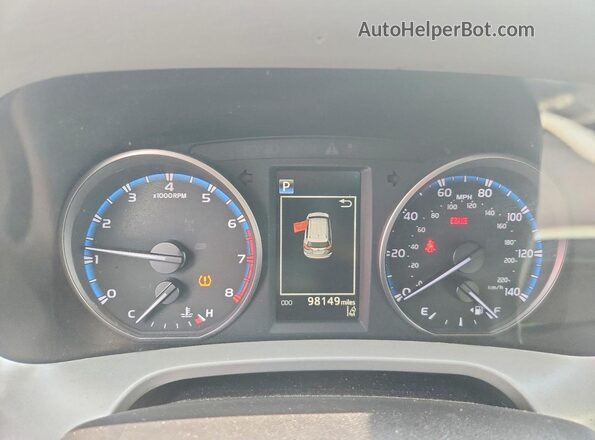 2T3ZFREV7JW446254 2018 TOYOTA RAV4 Red Սարքավորումների վահանակի տեսք