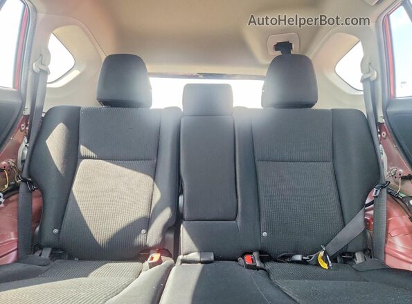 2T3ZFREV7JW446254 2018 TOYOTA RAV4 Red Հետևի նստատեղերի տեսք