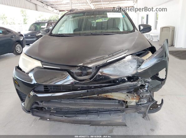 2T3ZFREV7JW476340 2018 TOYOTA RAV4 Black Instrument cluster view
