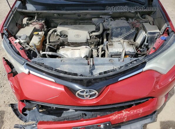 2T3ZFREV8GW254530 2016 TOYOTA RAV4 Красный Вид подкапотного пространства