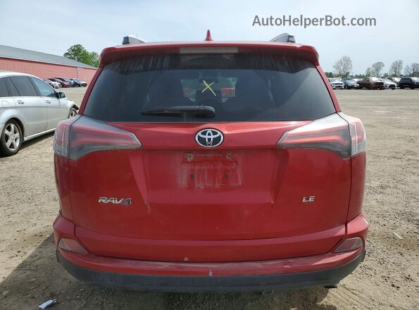 2T3ZFREV8GW254530 2016 TOYOTA RAV4 Красный Вид сзади