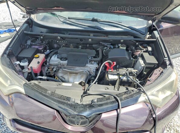 2T3ZFREV8GW268251 2016 TOYOTA RAV4 Purple Engine compartment view