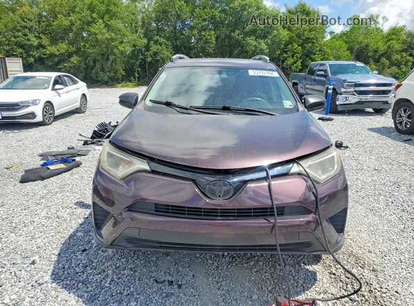 2T3ZFREV8GW268251 2016 TOYOTA RAV4 Purple Front view