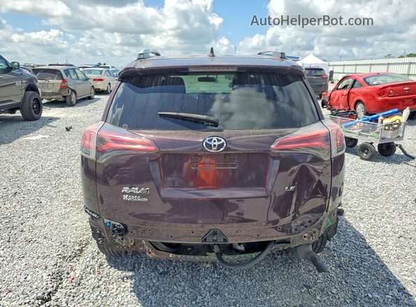 2T3ZFREV8GW268251 2016 TOYOTA RAV4 Purple Rear view