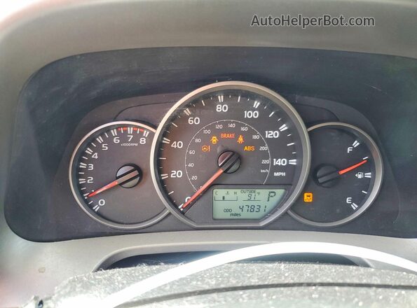 2T3ZFREV8GW268251 2016 TOYOTA RAV4 Purple Instrument cluster view
