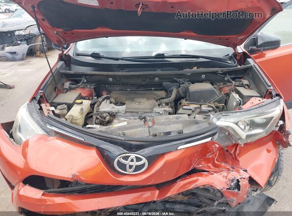 2T3ZFREV8GW292694 2016 TOYOTA RAV4 Orange Rear view