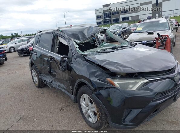 2T3ZFREV8HW381814 2017 TOYOTA RAV4 Black წინა ხედი