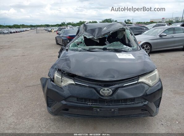 2T3ZFREV8HW381814 2017 TOYOTA RAV4 Black წინა პანელის ხედი