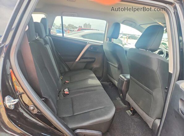 2T3ZFREV8JW422285 2018 TOYOTA RAV4 Black Вид задньої частини салону