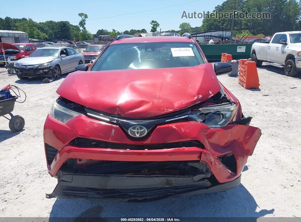 2T3ZFREV9HW335831 2017 TOYOTA RAV4 Burgundy Instrument cluster view