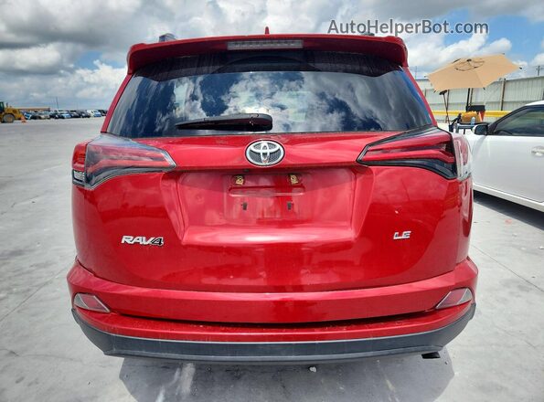 2T3ZFREV9HW350376 2017 TOYOTA RAV4 Red უკანა ხედი