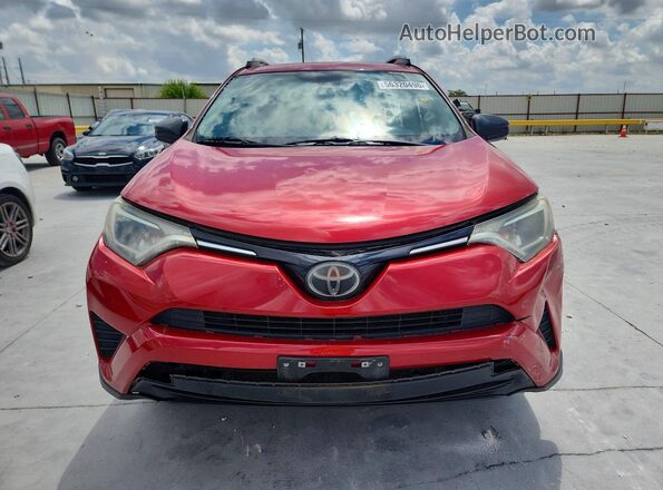 2T3ZFREV9HW350376 2017 TOYOTA RAV4 Red წინა ხედი