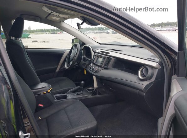 2T3ZFREV9JW455652 2018 TOYOTA RAV4 Black Front interior view