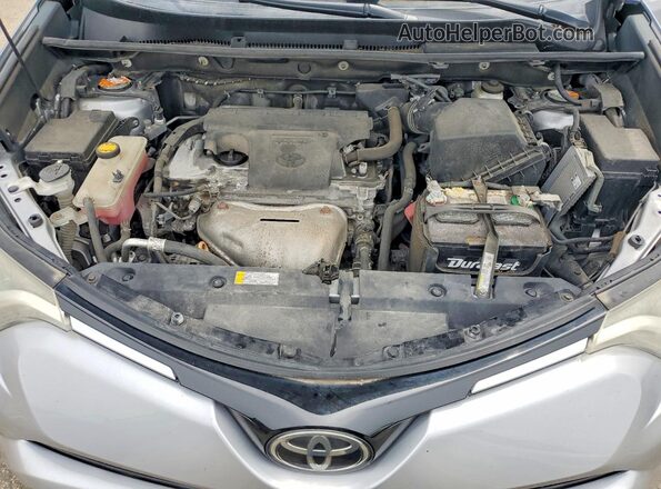 2T3ZFREV9JW499991 2018 TOYOTA RAV4 Серебряный Вид подкапотного пространства