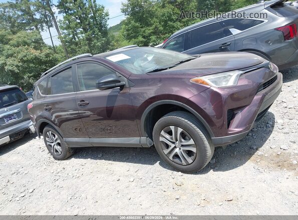 2T3ZFREVXHW367526 2017 TOYOTA RAV4 Burgundy Вид щитка приладів