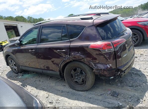 2T3ZFREVXHW367526 2017 TOYOTA RAV4 Burgundy Вид задньої частини салону
