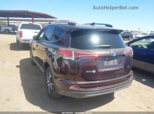 2T3ZFREVXHW378722 2017 TOYOTA RAV4 Purple Rear left