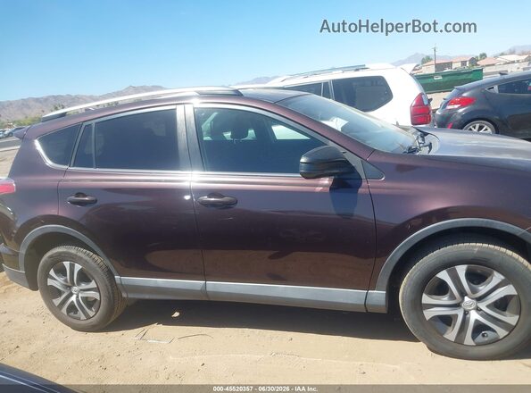 2T3ZFREVXHW378722 2017 TOYOTA RAV4 Purple Rear interior view