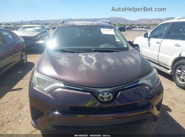 2T3ZFREVXHW378722 2017 TOYOTA RAV4 Purple Instrument cluster view