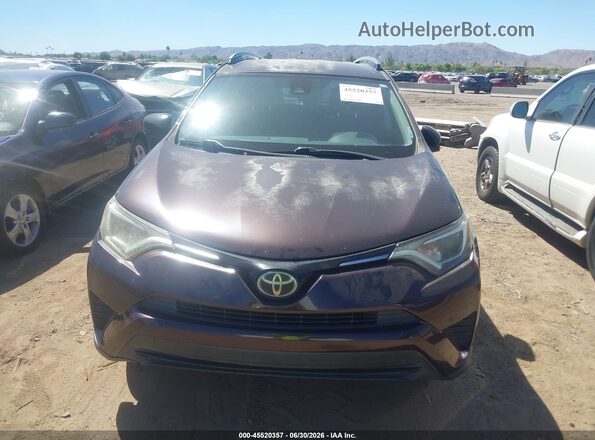 2T3ZFREVXHW378722 2017 TOYOTA RAV4 Purple Front view