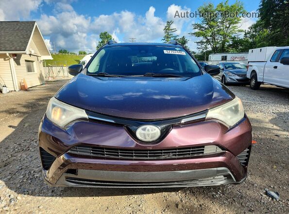 2T3ZFREVXHW383922 2017 TOYOTA RAV4 Burgundy Front view