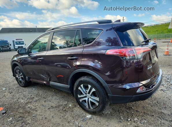 2T3ZFREVXHW383922 2017 TOYOTA RAV4 Burgundy Rear left