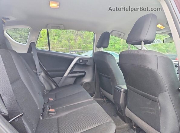 2T3ZFREVXHW383922 2017 TOYOTA RAV4 Burgundy Rear interior view