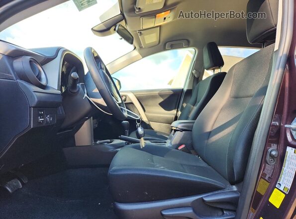 2T3ZFREVXHW383922 2017 TOYOTA RAV4 Burgundy Front interior view